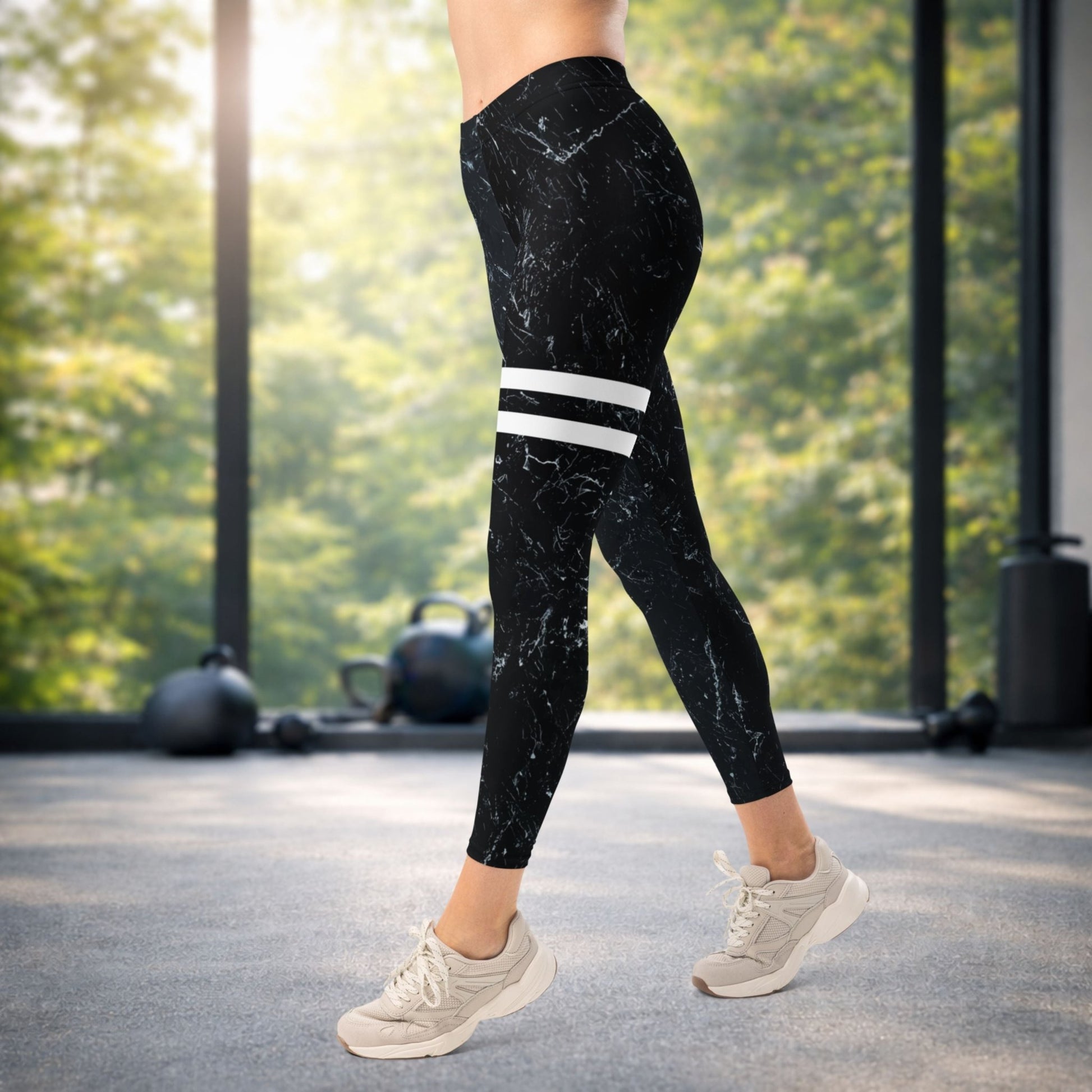 Marmor - Leggings – Boho Style & Komfort für Sport & Alltag - YogaStylz