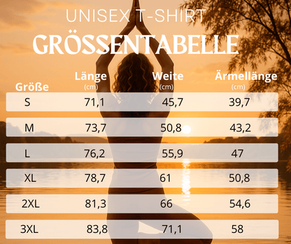 Namaste T-Shirt – Spirituelles Unisex Shirt – Yoga & Achtsamkeit – 100 % Baumwolle – Boho Design - YogaStylz