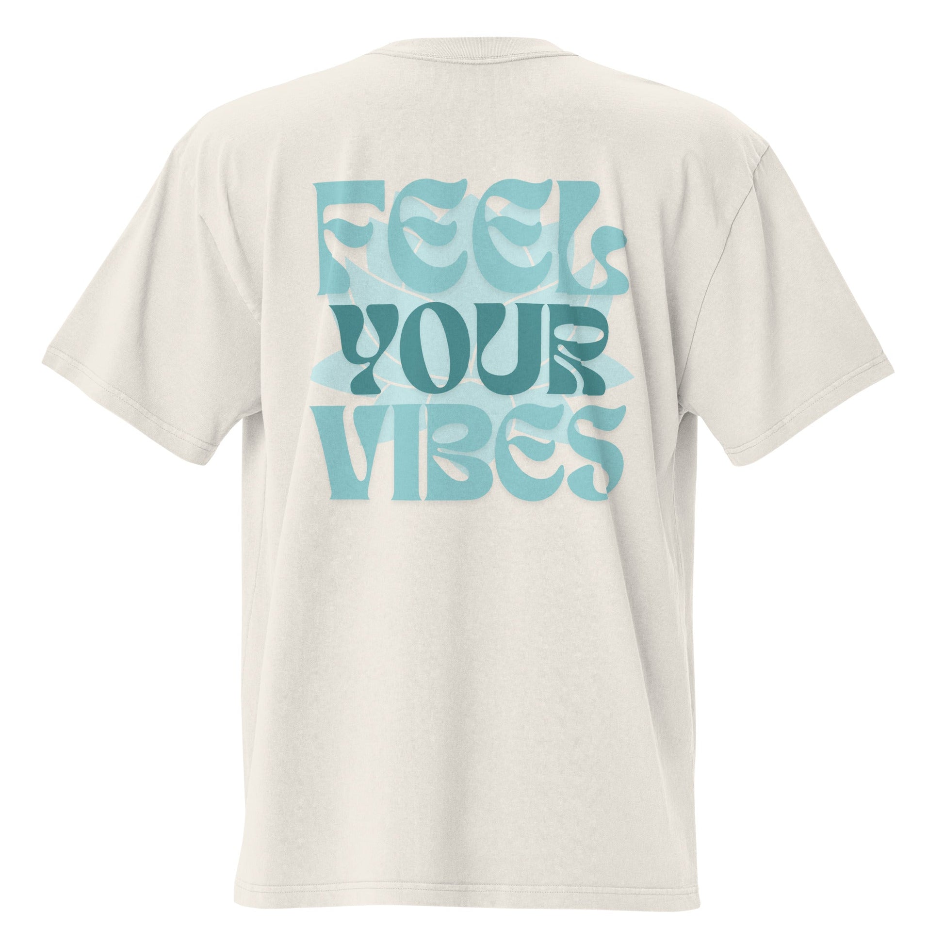 Oversized T-Shirt mit verwaschenem Boho - Look - YogaStylz