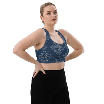Recycelter Longline - Sport - BH im Boho - Design - YogaStylz