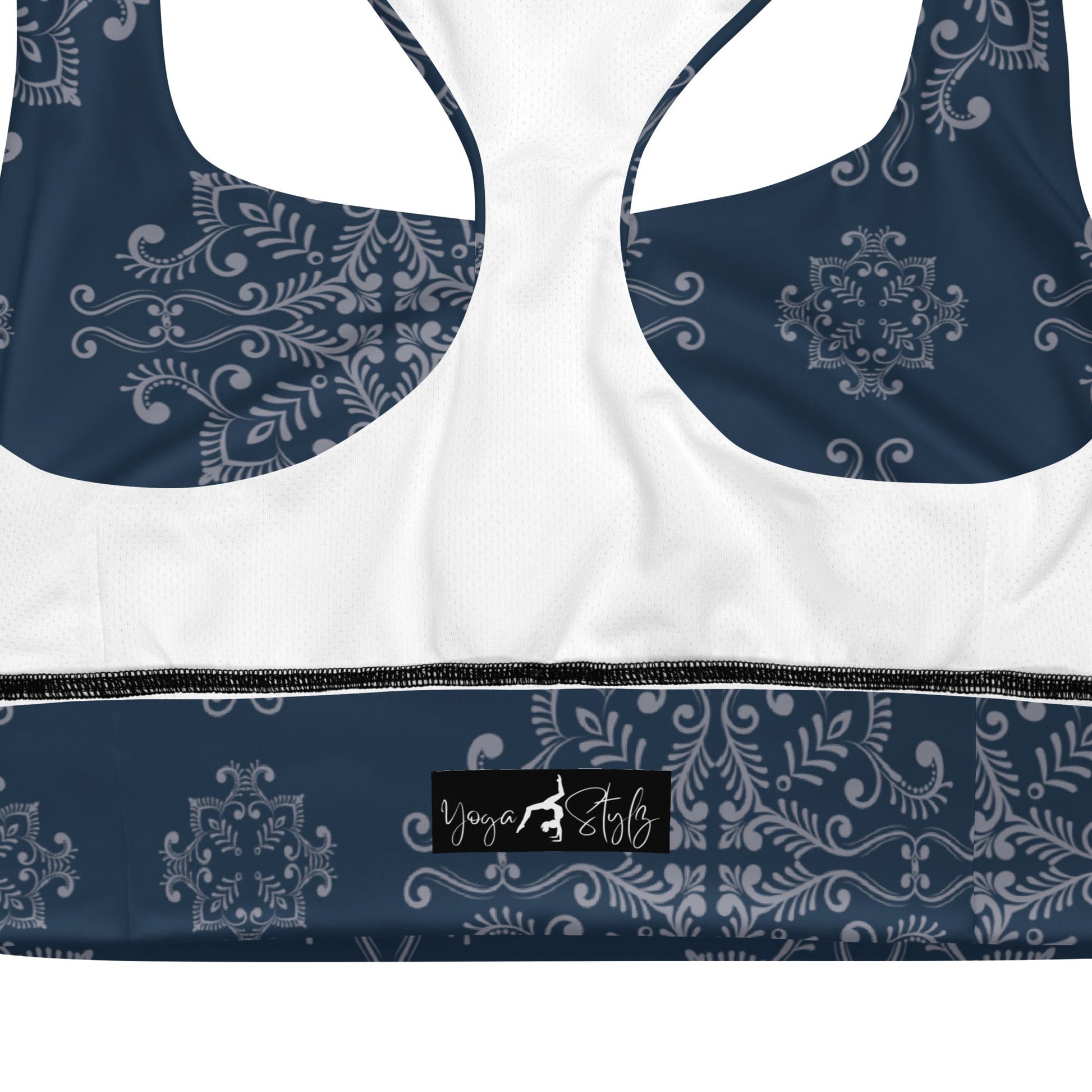 Recycelter Longline - Sport - BH im Boho - Design - YogaStylz