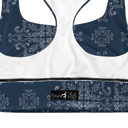 Recycelter Longline - Sport - BH im Boho - Design - YogaStylz