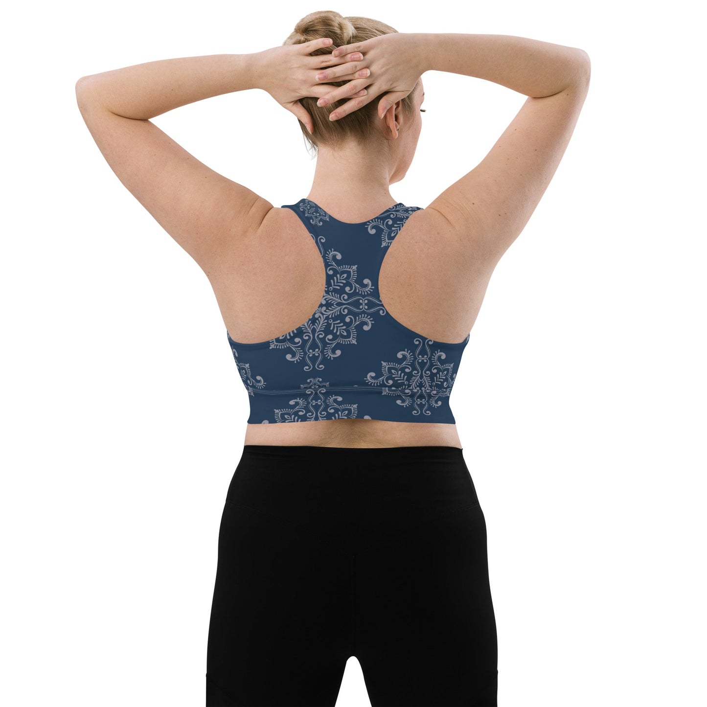 Recycelter Longline - Sport - BH im Boho - Design - YogaStylz