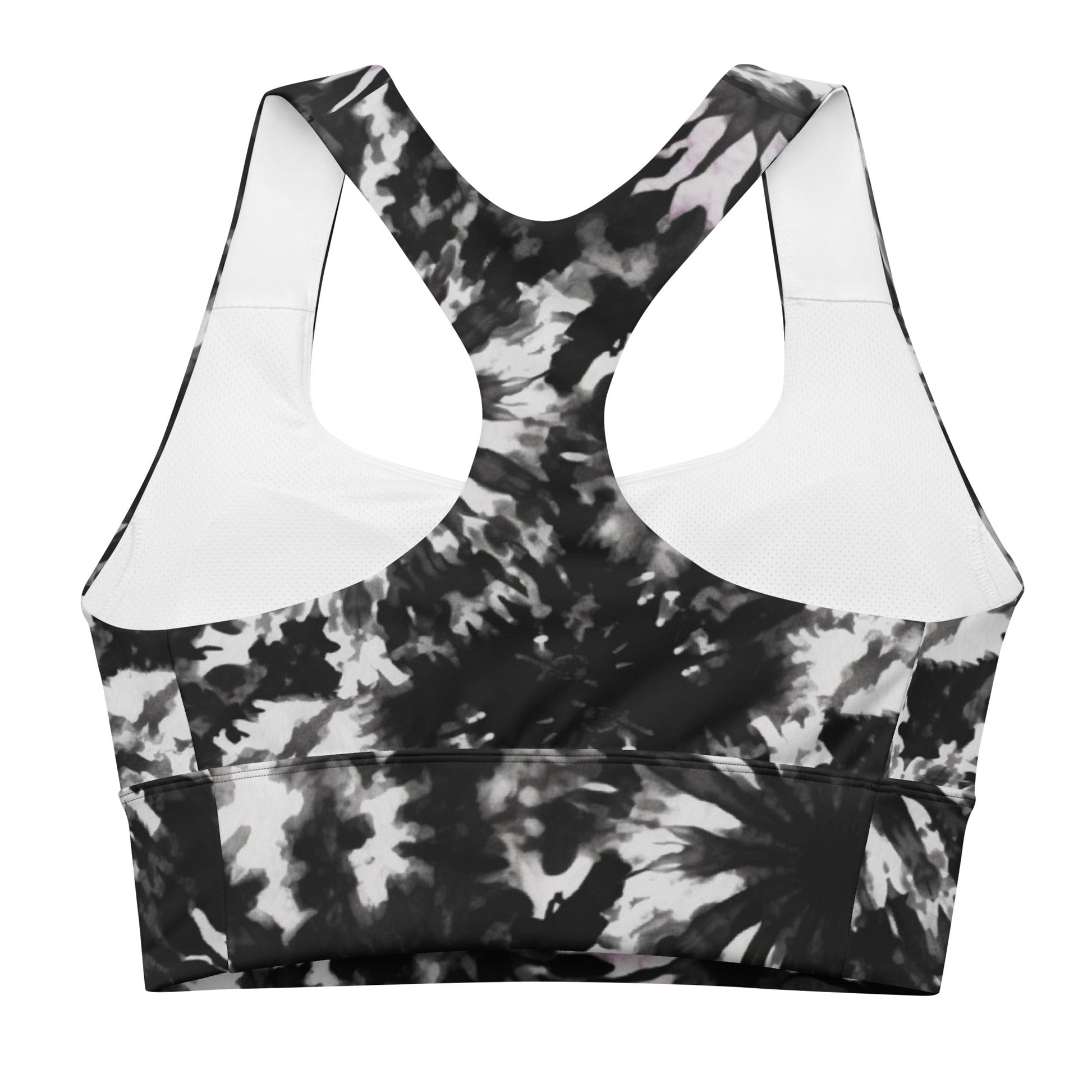 Recycelter Longline - Sport - BH im Tie - Dye Design - YogaStylz