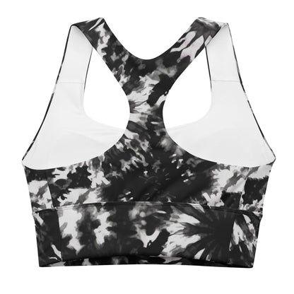 Recycelter Longline - Sport - BH im Tie - Dye Design - YogaStylz