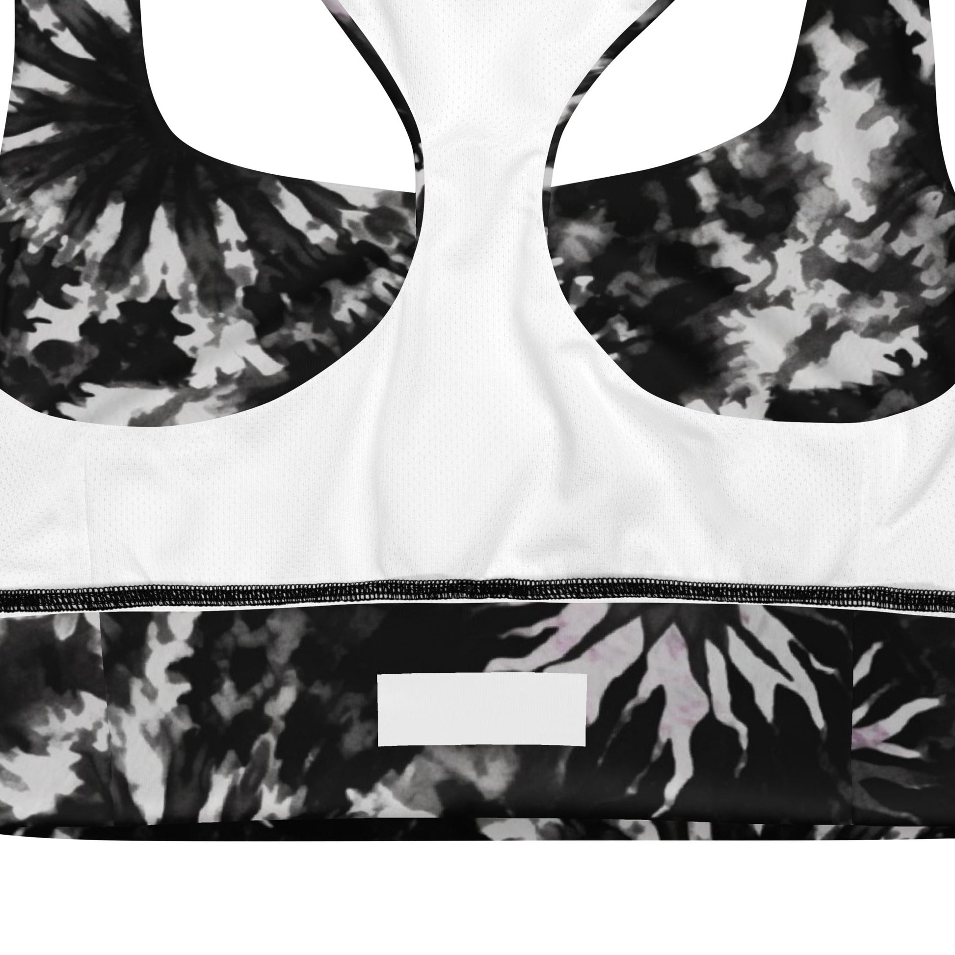 Recycelter Longline - Sport - BH im Tie - Dye Design - YogaStylz