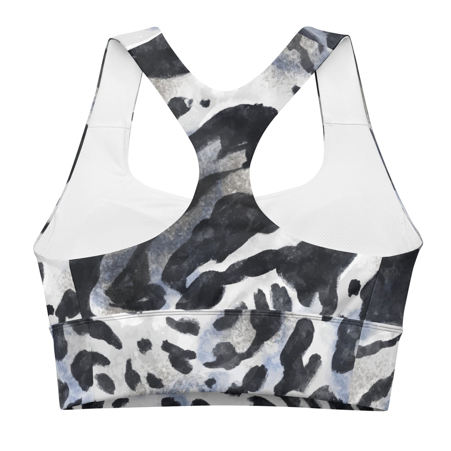 Recycelter Longline - Sport - BH mit Animal Print - YogaStylz