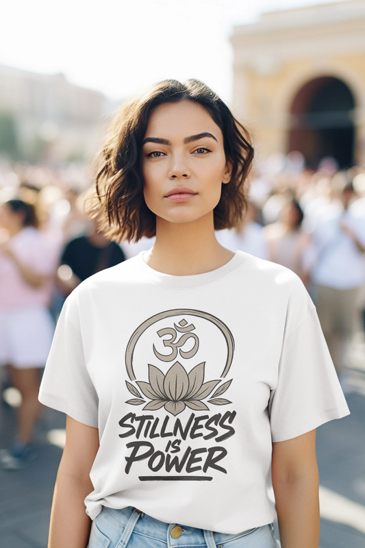 Stillness Is Power T-Shirt – Unisex Cotton Streetwear