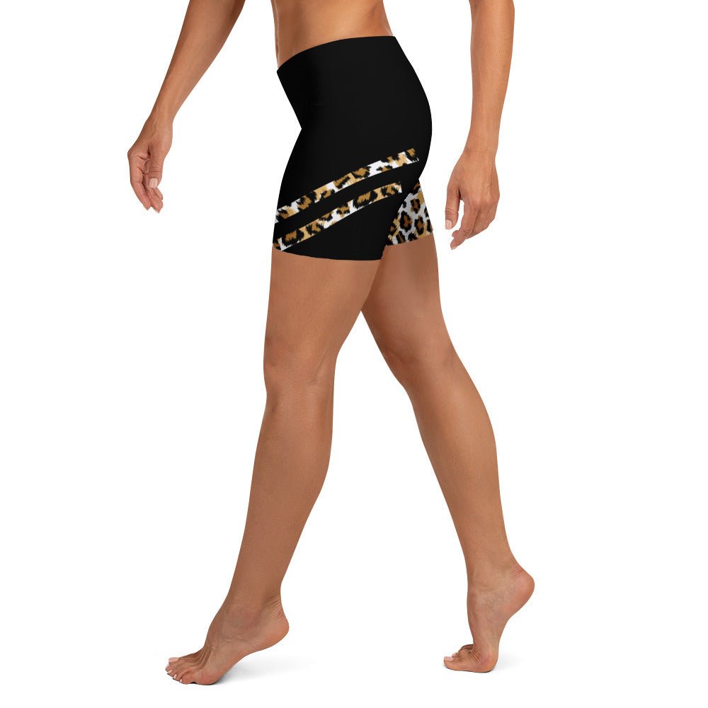 Shorts mit Leoparden Print - YogaStylz