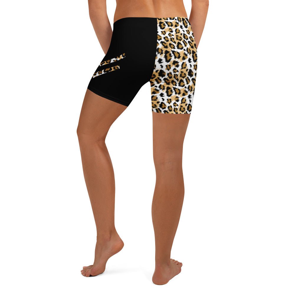 Shorts mit Leoparden Print - YogaStylz