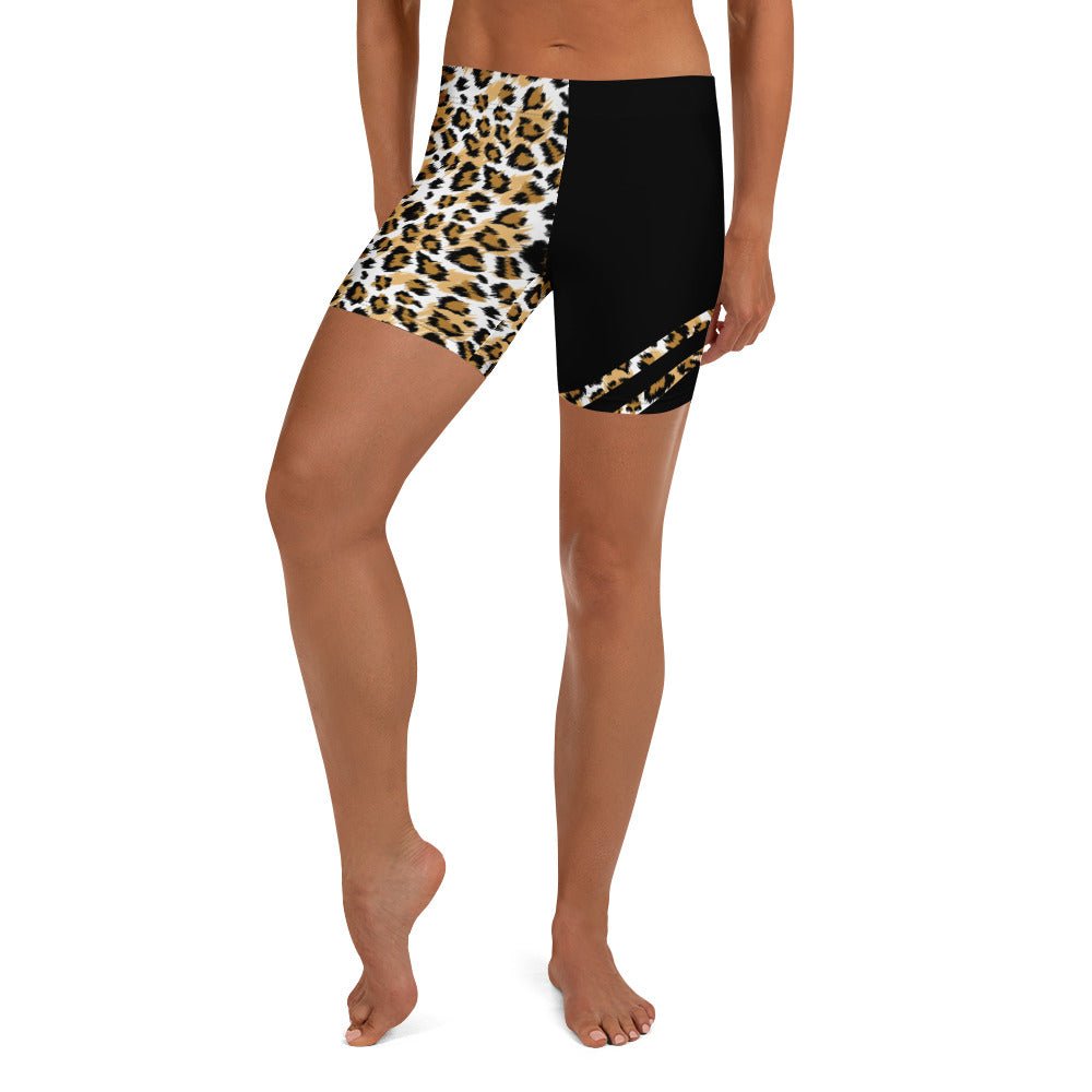 Shorts mit Leoparden Print - YogaStylz