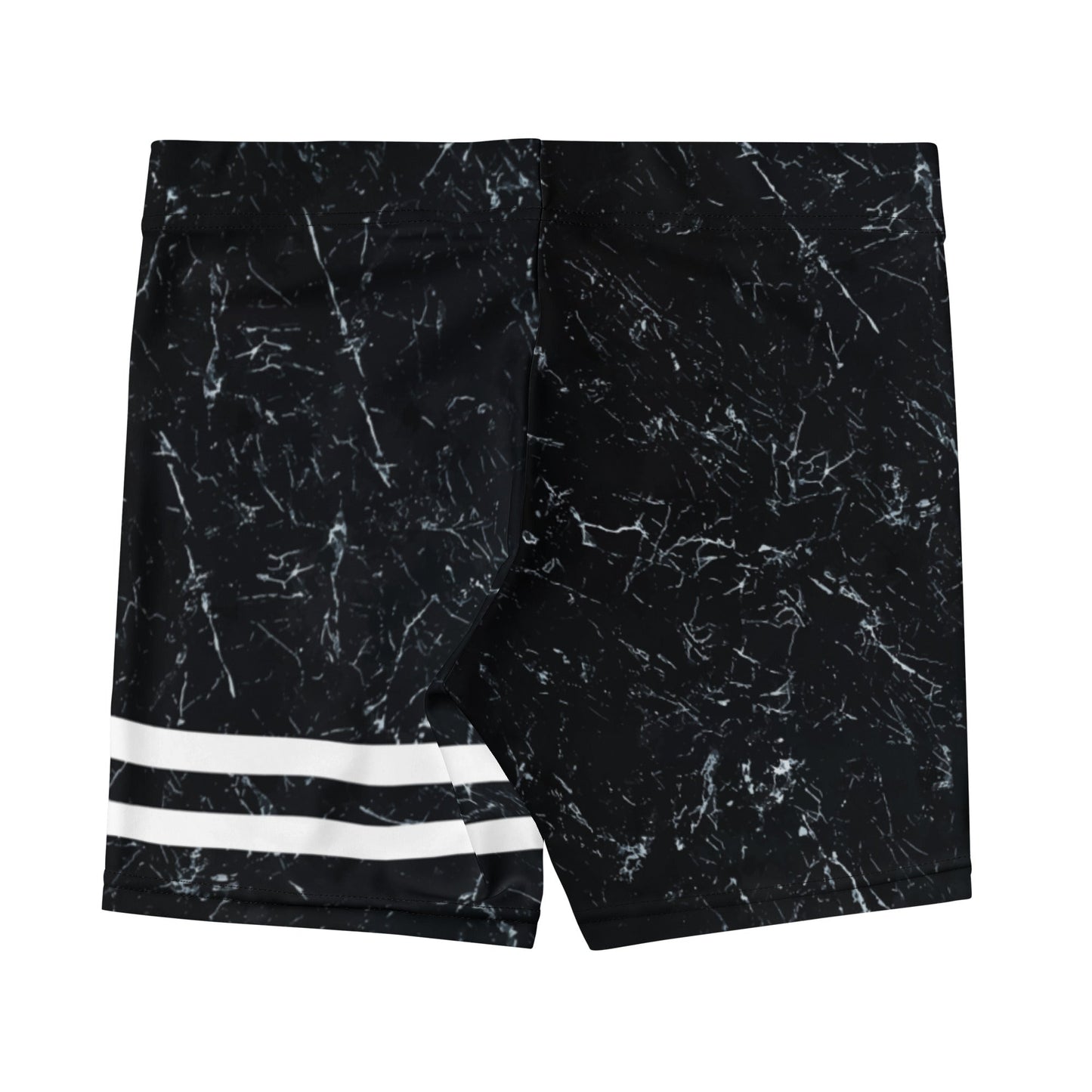 Shorts mit Marmor - Design & weißen Streifen - YogaStylz