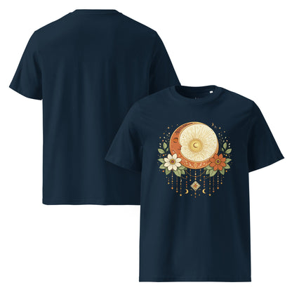Sonne Mond T-Shirt | Celestial Boho Shirt | Unisex Bio Baumwolle | Nachhaltige Mode - YogaStylz
