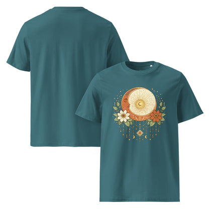 Sonne Mond T-Shirt | Celestial Boho Shirt | Unisex Bio Baumwolle | Nachhaltige Mode - YogaStylz