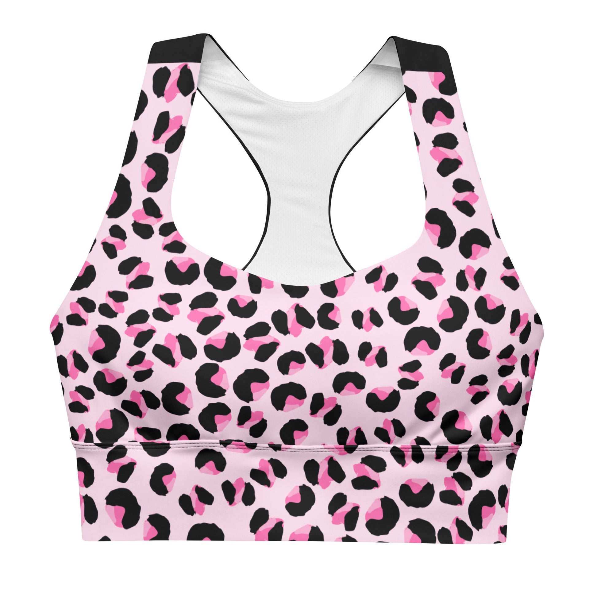 Sport - BH Damen mit Muster – Longline | Starker Halt & Blickdicht - YogaStylz