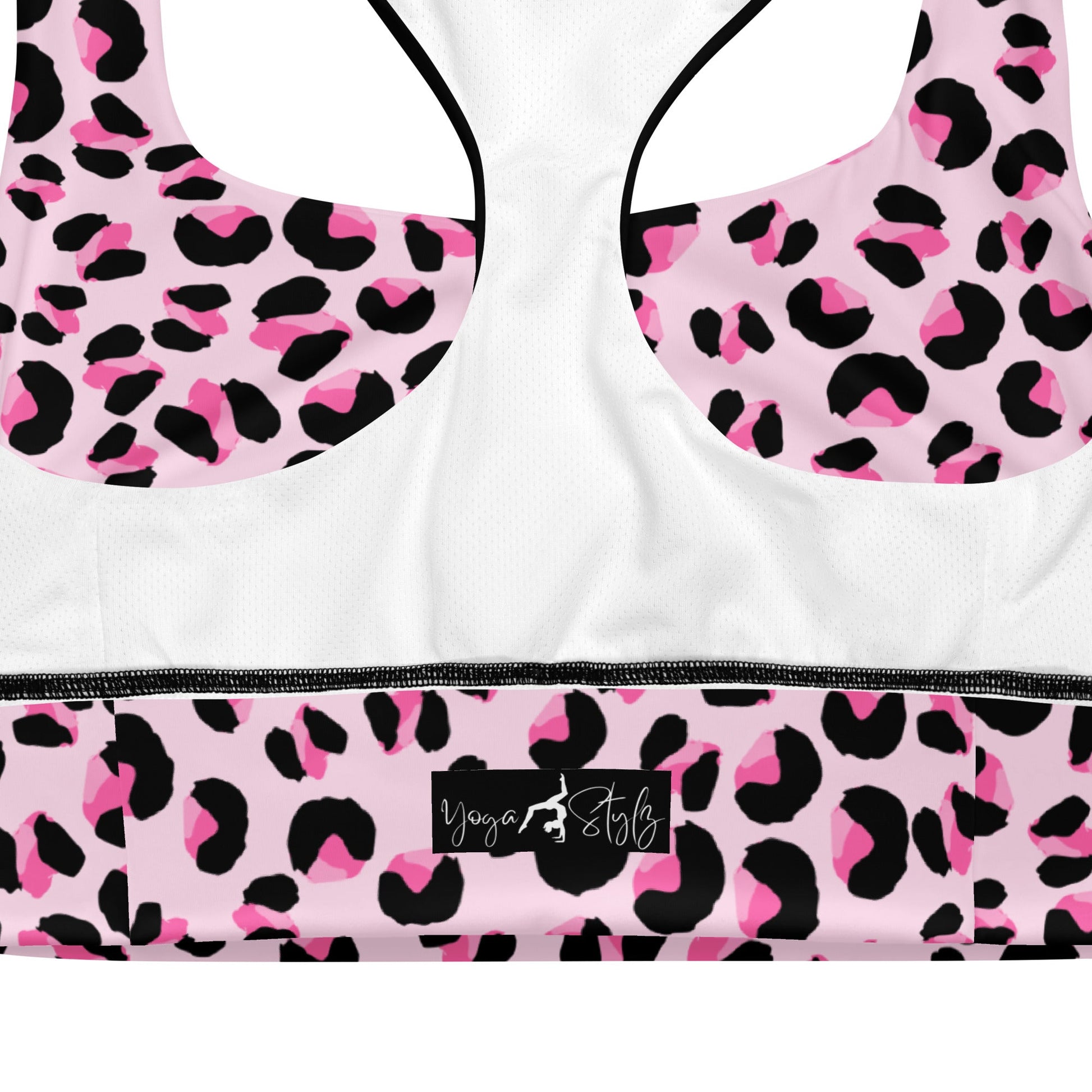 Sport - BH Damen mit Muster – Longline | Starker Halt & Blickdicht - YogaStylz