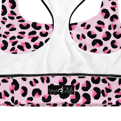 Sport - BH Damen mit Muster – Longline | Starker Halt & Blickdicht - YogaStylz