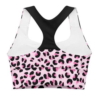 Sport - BH Damen mit Muster – Longline | Starker Halt & Blickdicht - YogaStylz