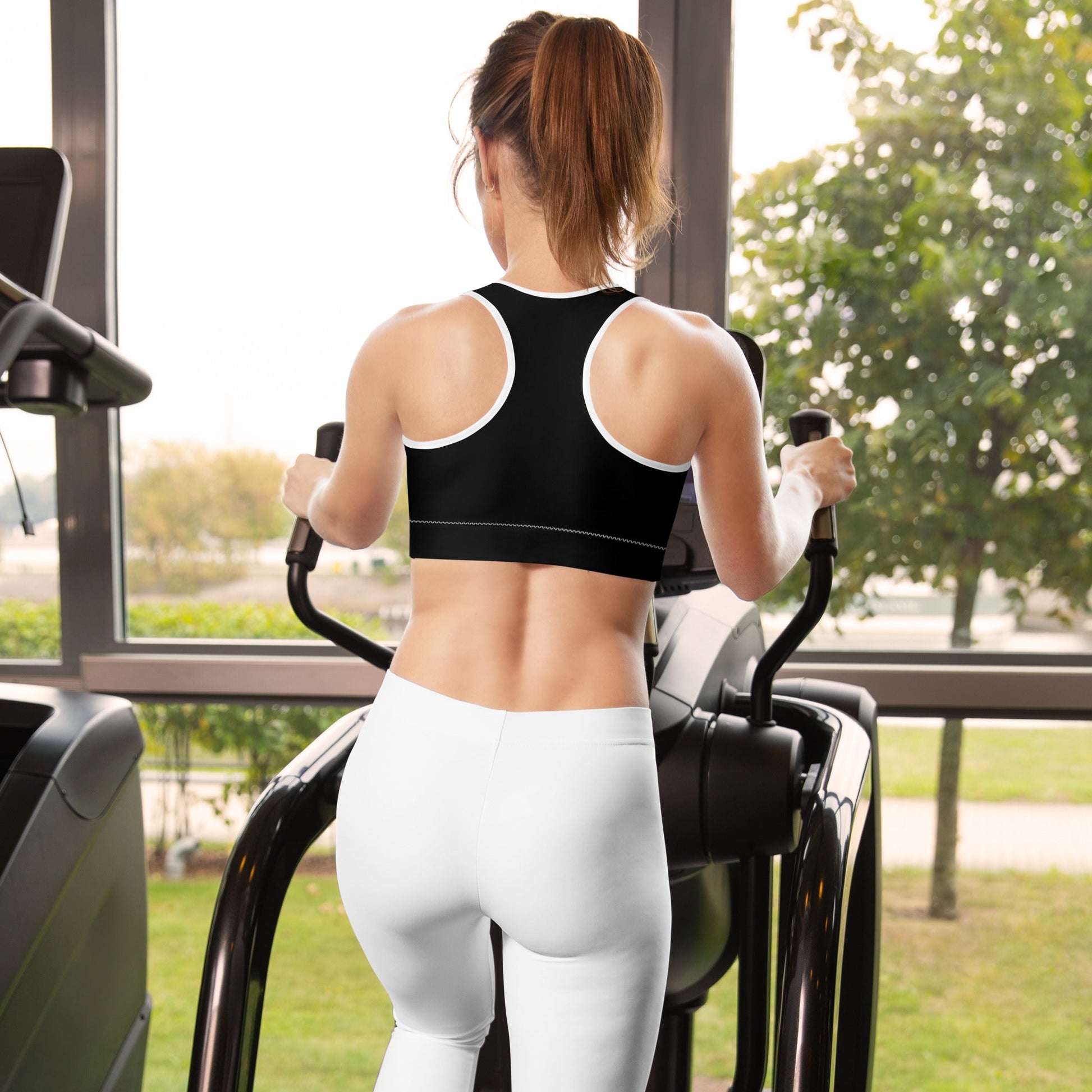 Sport - BH mit Leoparden Print - YogaStylz