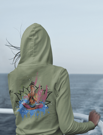 Street Style Kapuzenpullover mit Rückenprint - YogaStylz