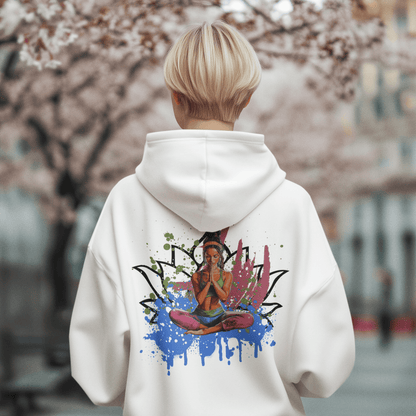 Street Style Kapuzenpullover mit Rückenprint - YogaStylz