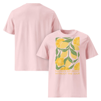 Sweetness Is Just Ordinary Without the Sour Shirt | Bio Baumwoll T-Shirt Lemon | Statement Shirt - YogaStylz
