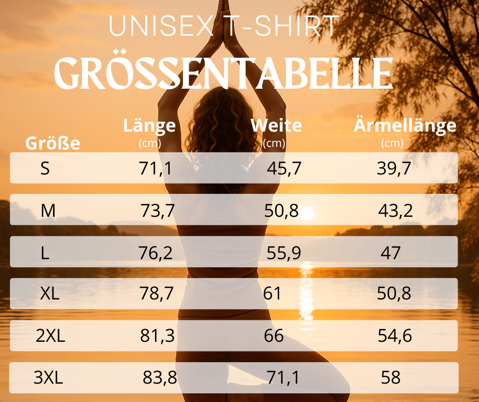 T-Shirt Achtsamkeit & Meditation – Spirituelles Unisex Shirt aus Baumwolle – Yoga & Mindful Design - Klassisches Unisex T-Shirt - YogaStylz