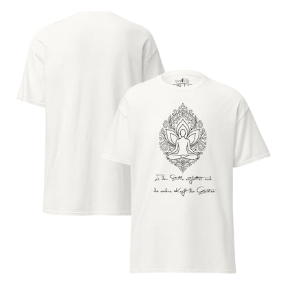T-Shirt Lotus Zen – Unisex Meditation Shirt – Achtsamkeit & Yoga Design aus Baumwolle – Spirituelles Geschenk - YogaStylz