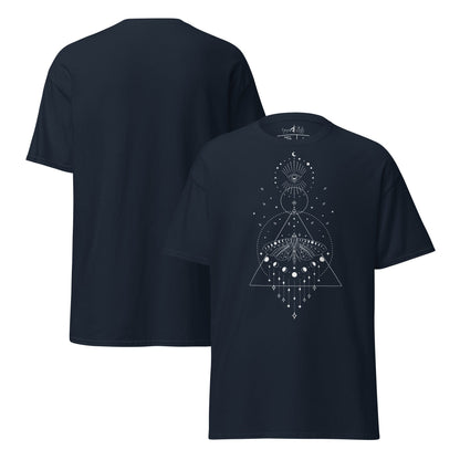 T-Shirt mit mystischem Motiv | Geometrisches Design | Minimalistisch und zeitlos - YogaStylz