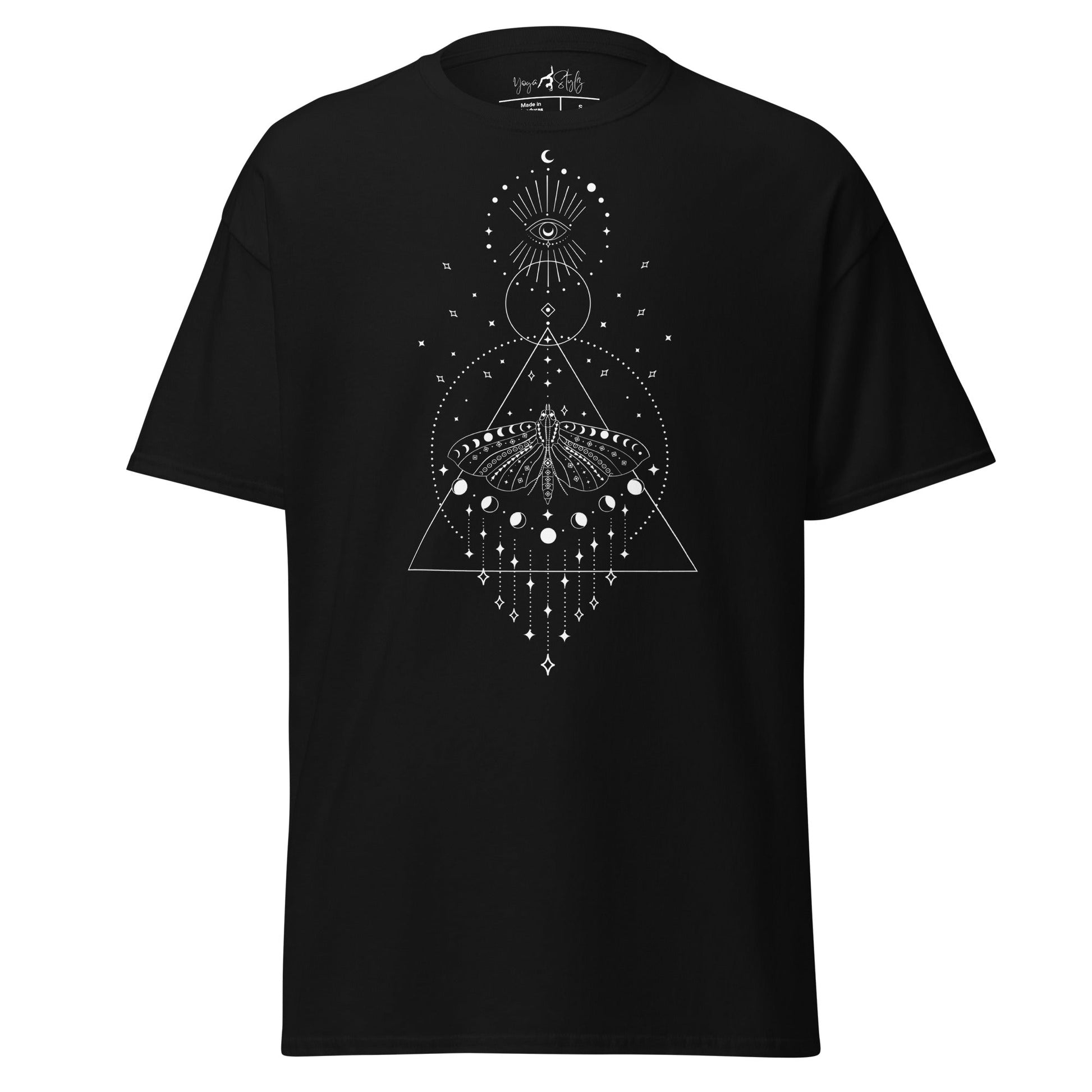 T-Shirt mit mystischem Motiv | Geometrisches Design | Minimalistisch und zeitlos - YogaStylz