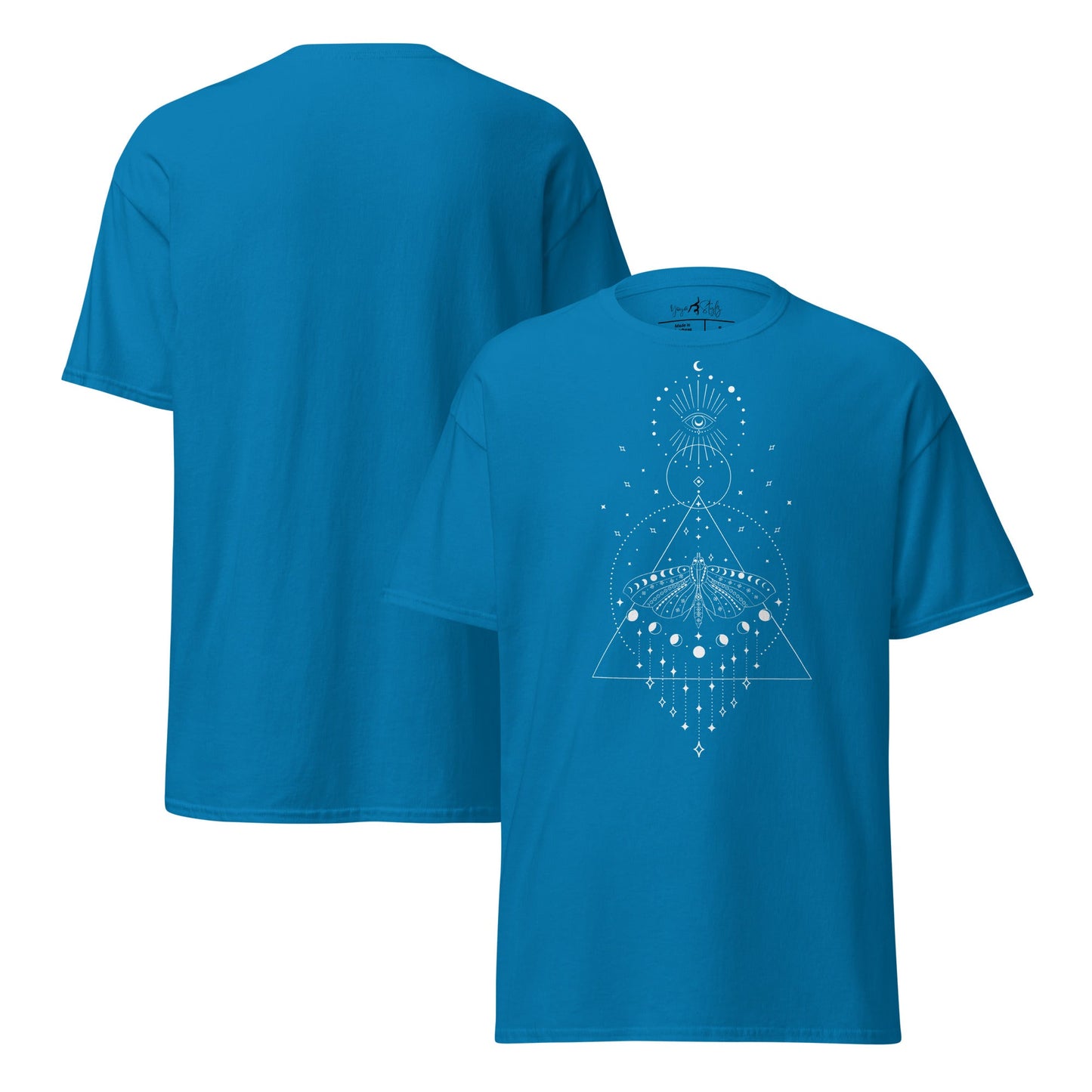 T-Shirt mit mystischem Motiv | Geometrisches Design | Minimalistisch und zeitlos - YogaStylz