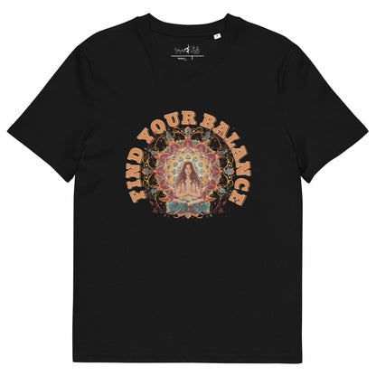 Unisex - Bio - Baumwoll - T-Shirt Achtsamkeit & Meditation - YogaStylz