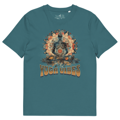 Unisex - Bio - Baumwoll - T-Shirt Achtsamkeit & Meditation - YogaStylz
