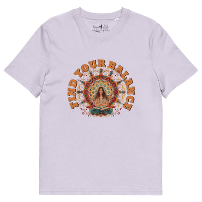 Unisex - Bio - Baumwoll - T-Shirt Achtsamkeit & Meditation - YogaStylz