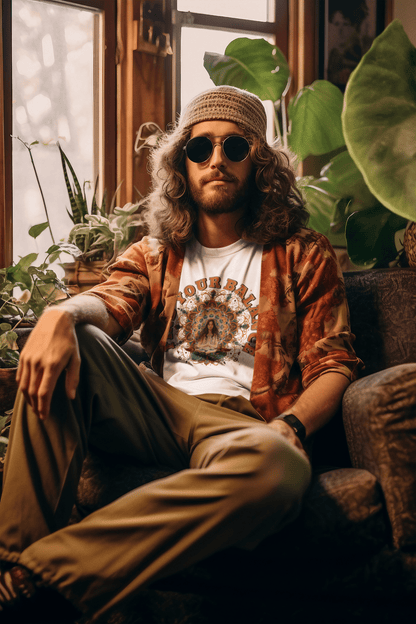 Unisex - Bio - Baumwoll - T-Shirt Achtsamkeit & Meditation - YogaStylz