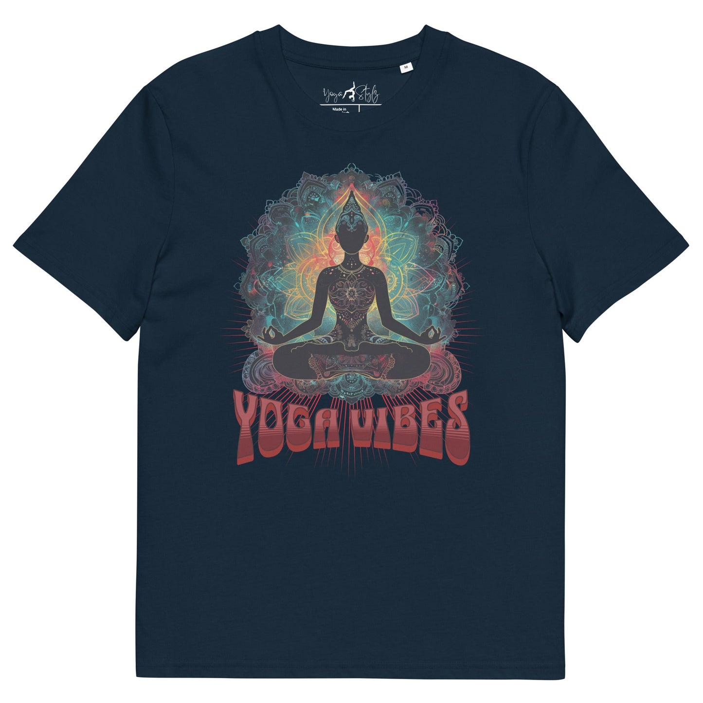Unisex - Bio - Baumwoll - T-Shirt Achtsamkeit & Meditation - YogaStylz