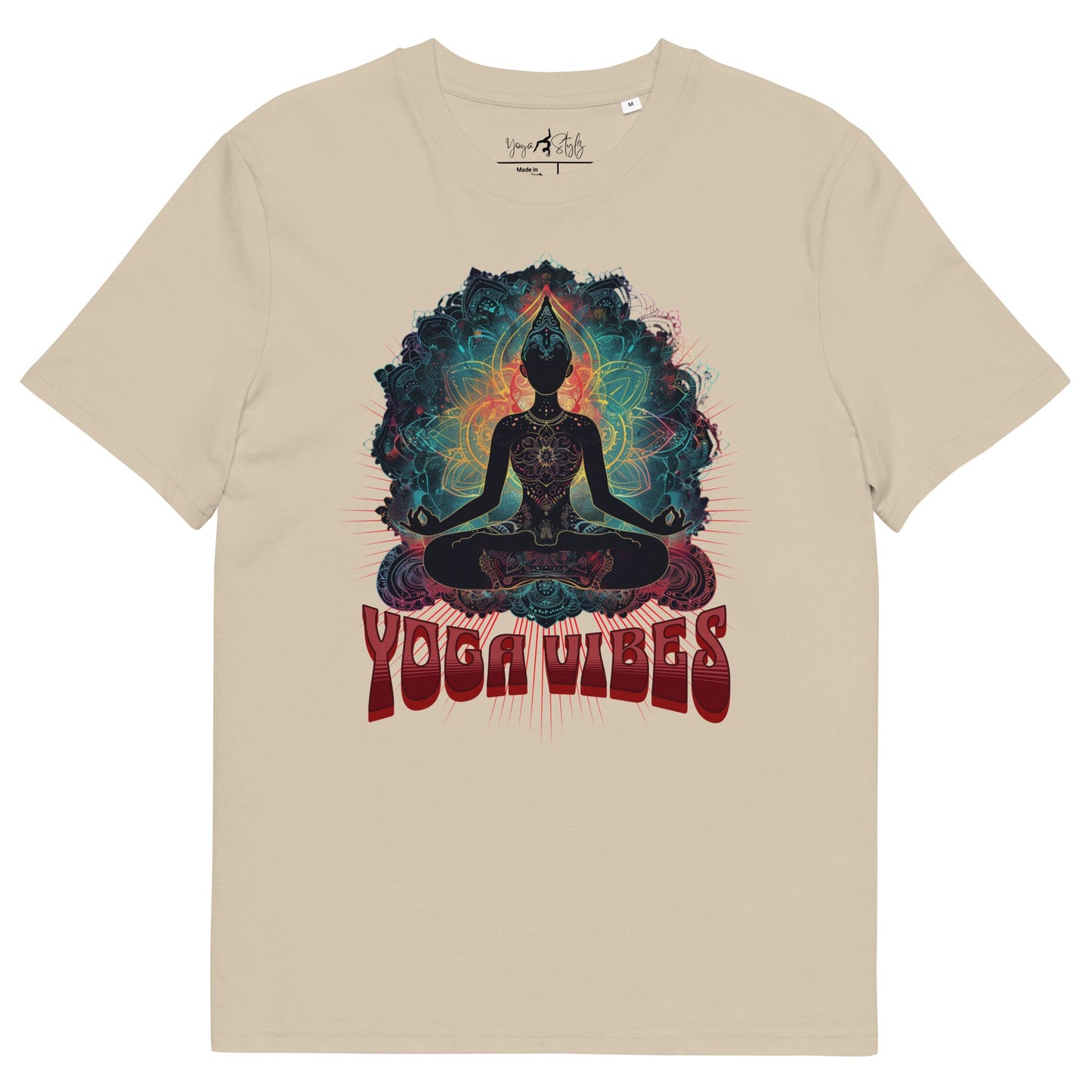 Unisex - Bio - Baumwoll - T-Shirt Achtsamkeit & Meditation - YogaStylz