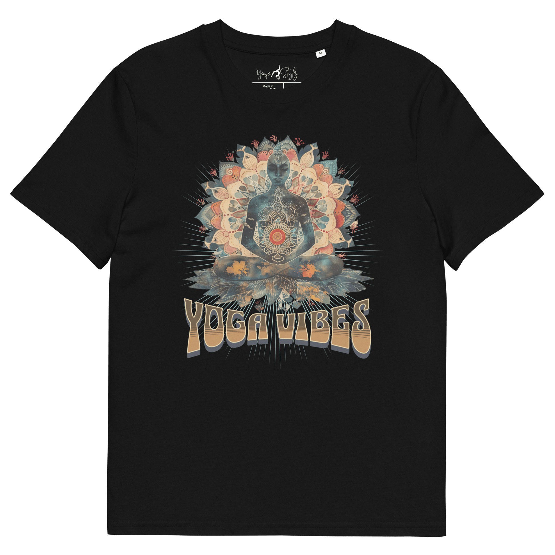 Unisex - Bio - Baumwoll - T-Shirt Achtsamkeit & Meditation - YogaStylz