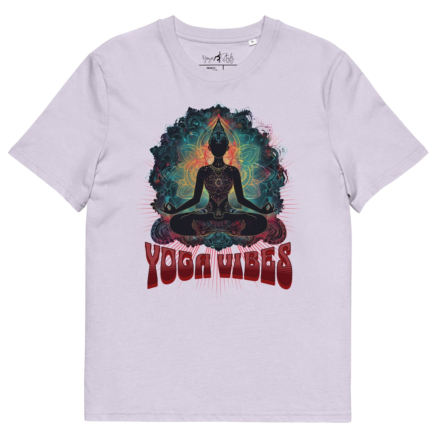 Unisex - Bio - Baumwoll - T-Shirt Achtsamkeit & Meditation - YogaStylz