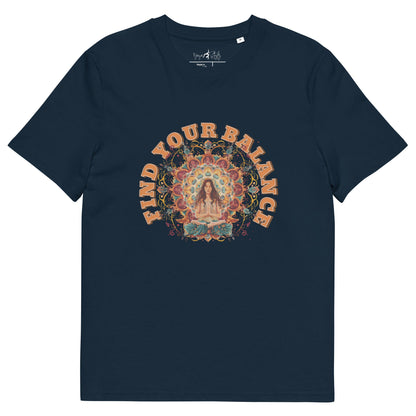 Unisex - Bio - Baumwoll - T-Shirt Achtsamkeit & Meditation - YogaStylz