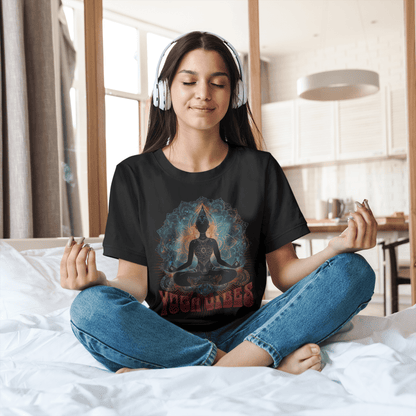 Unisex - Bio - Baumwoll - T-Shirt Achtsamkeit & Meditation - YogaStylz