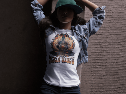 Unisex - Bio - Baumwoll - T-Shirt Achtsamkeit & Meditation - YogaStylz