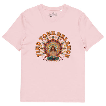 Unisex - Bio - Baumwoll - T-Shirt Achtsamkeit & Meditation - YogaStylz