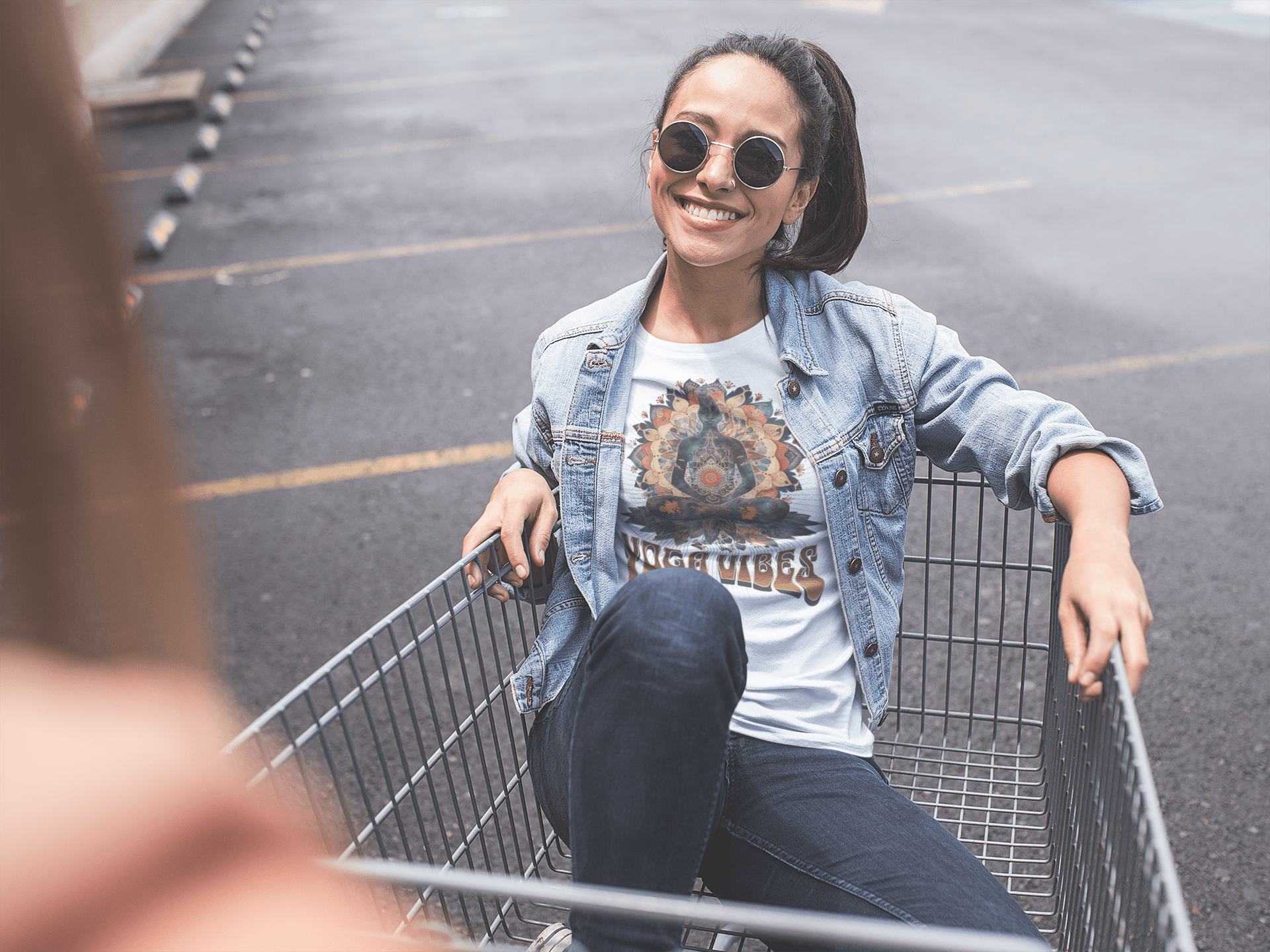 Unisex - Bio - Baumwoll - T-Shirt Achtsamkeit & Meditation - YogaStylz