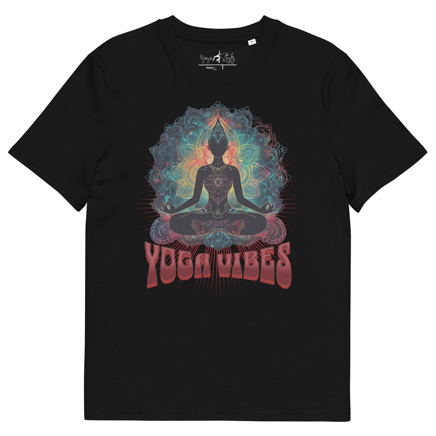 Unisex - Bio - Baumwoll - T-Shirt Achtsamkeit & Meditation - YogaStylz