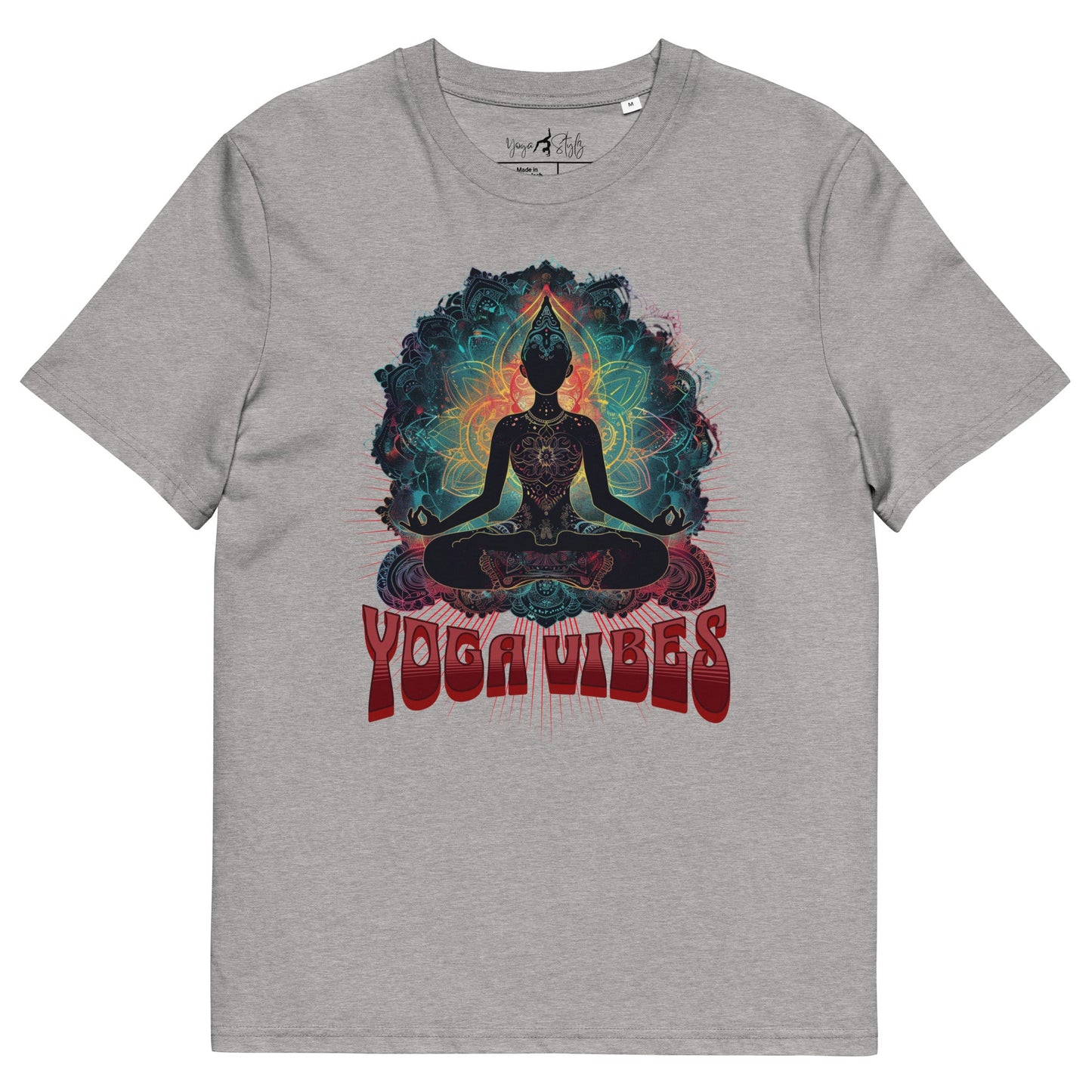 Unisex - Bio - Baumwoll - T-Shirt Achtsamkeit & Meditation - YogaStylz