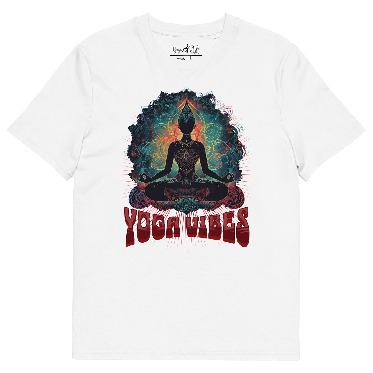 Unisex - Bio - Baumwoll - T-Shirt Achtsamkeit & Meditation - YogaStylz