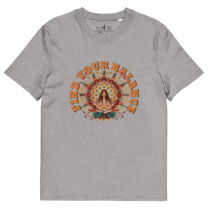 Unisex - Bio - Baumwoll - T-Shirt Achtsamkeit & Meditation - YogaStylz