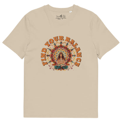 Unisex - Bio - Baumwoll - T-Shirt Achtsamkeit & Meditation - YogaStylz