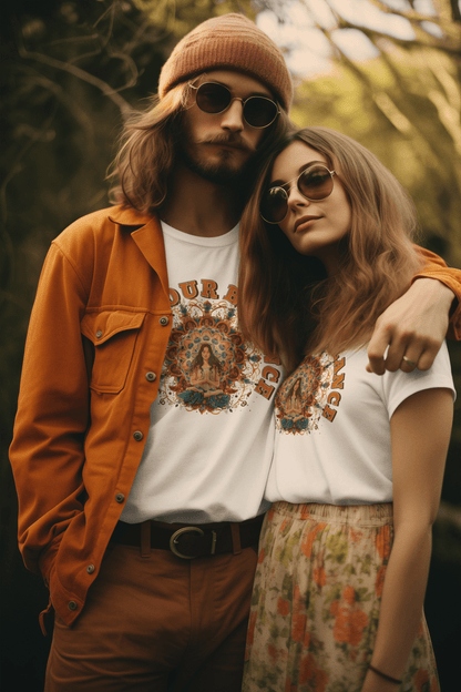 Unisex - Bio - Baumwoll - T-Shirt Achtsamkeit & Meditation - YogaStylz